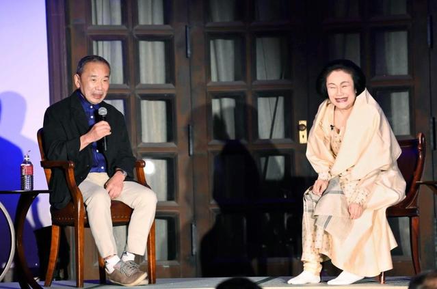 村上春樹氏×白石加代子　早大で朗読イベント「雨月物語」を語る