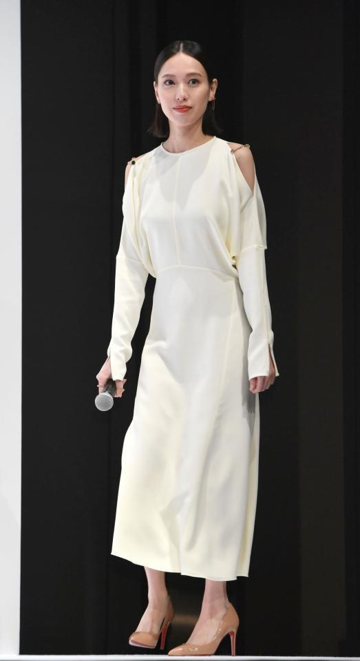 　イベントに登場した戸田恵梨香（撮影・佐々木彰尚）