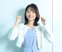 　世界卓球の司会に就任し、気合い十分の竹崎由佳アナウンサー（撮影・高石航平）