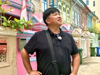 　ＢＳ朝日のグルメ番組「迷宮グルメ　異郷の駅前食堂」で探訪するスギちゃん