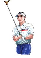 　かざま鋭二さんの代表作「風の大地」６００話のカット©坂田信弘・かざま鋭二／小学館