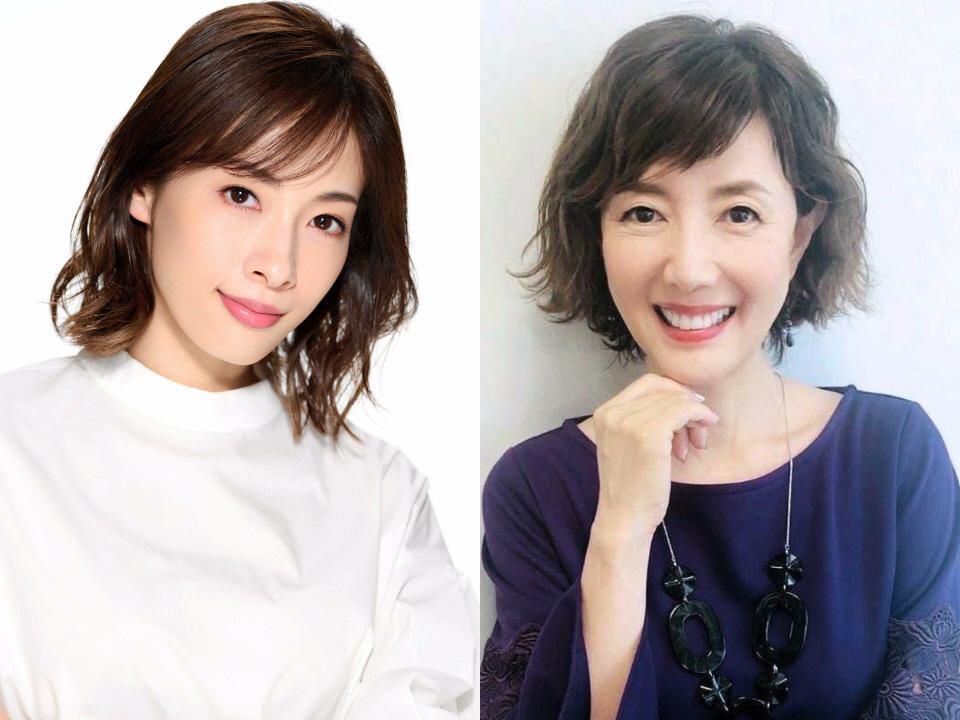 　明日海りお（左）と戸田恵子