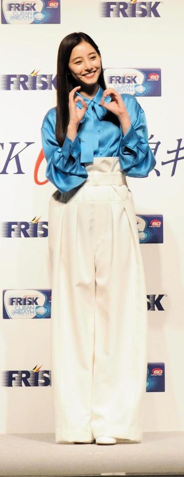 　イベントに登壇した新木優子