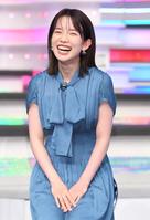 　笑顔で話す弘中綾香アナウンサー＝東京・テレビ朝日（撮影・棚橋慶太）