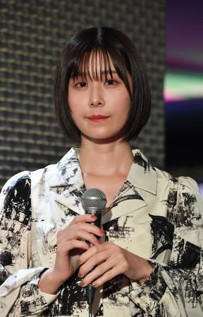 　トークショーで美容医療について話した有村藍里（撮影・佐々木彰尚）