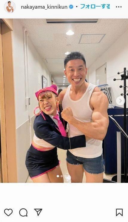 　なかやまきんに君のインスタグラム＠ｎａｋａｙａｍａ＿ｋｉｎｎｉｋｕｎより