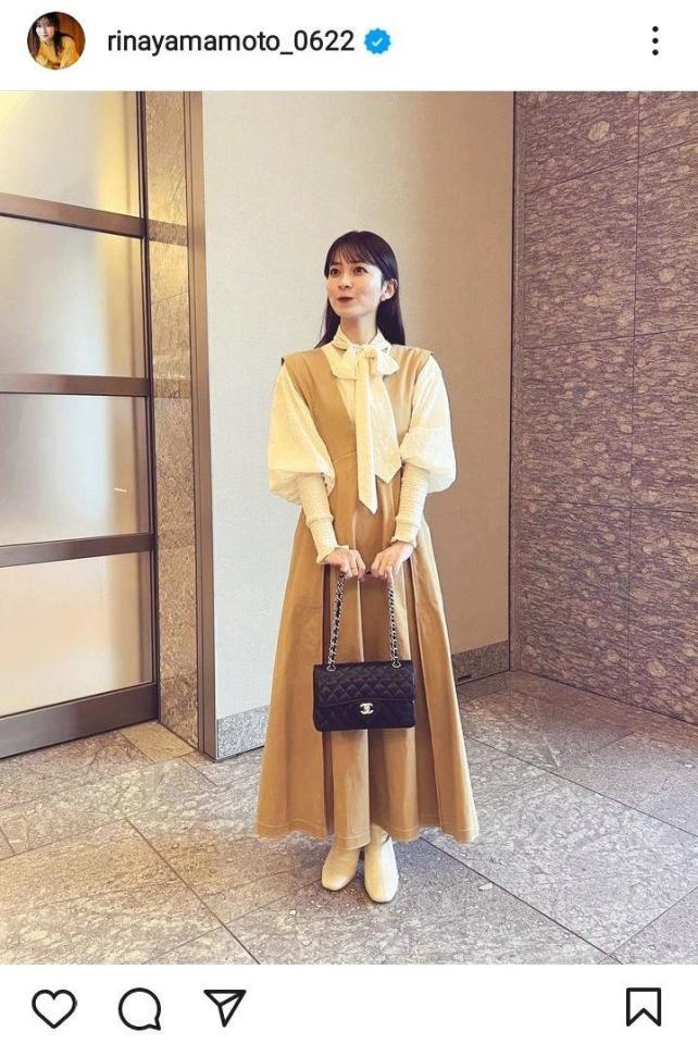 　山本里菜アナのインスタグラム＠ｒｉｎａｙａｍａｍｏｔｏ＿０６２２より