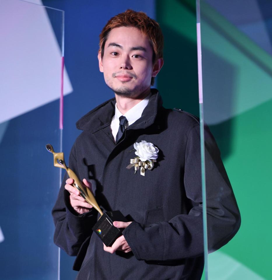 　主演男優賞を受賞した菅田将暉（撮影・棚橋慶太）