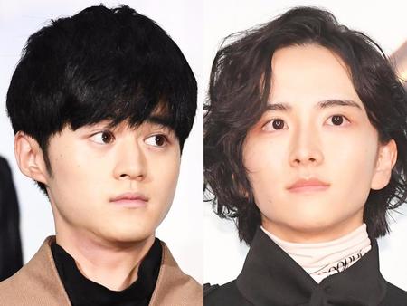 　鈴鹿央士（左）と板垣李光人