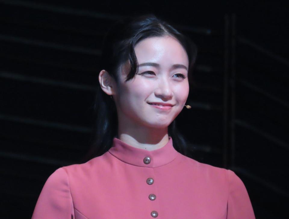 　公開稽古＆取材会に出席した木下晴香＝東京芸術劇場