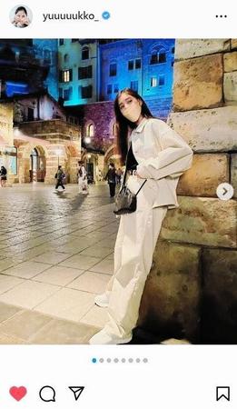 　新木優子のインスタグラム＠ｙｕｕｕｕｕｋｋｏ＿より