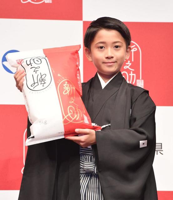 堀越勸玄改め市川新之助が“初仕事”「優しい新之助になりたい」 初単独