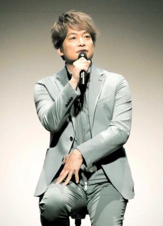 　滝沢氏にエールを送った香取慎吾