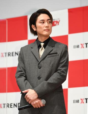 　イベントに登場した間宮祥太朗（撮影・開出牧）