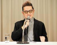 　「當る卯歳　吉例顔見世興行　東西合同大歌舞伎」取材会に出席した中村獅童＝大阪市内