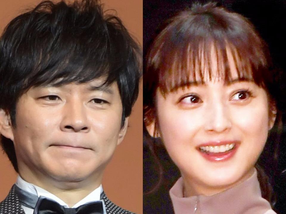 　アンジャッシュ渡部建（左）と佐々木希