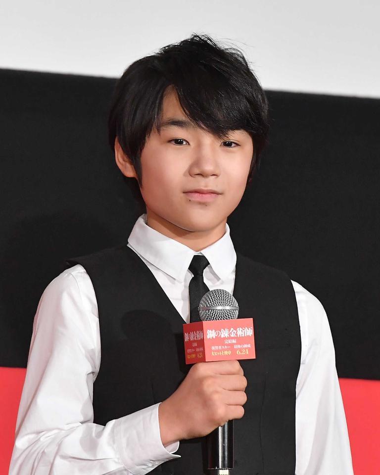 　映画「鋼の錬金術師　完結編　最後の錬成」完成披露先行上映に登場した寺田心＝６月１３日