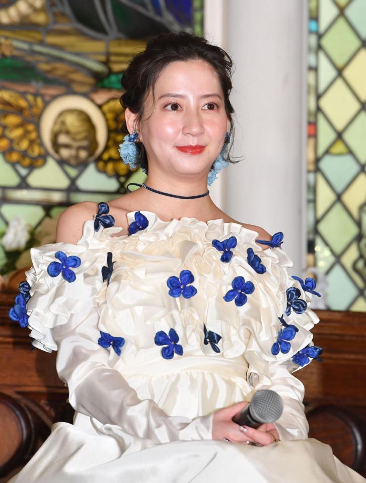 　イベントに登場した河北麻友子（撮影・佐々木彰尚）