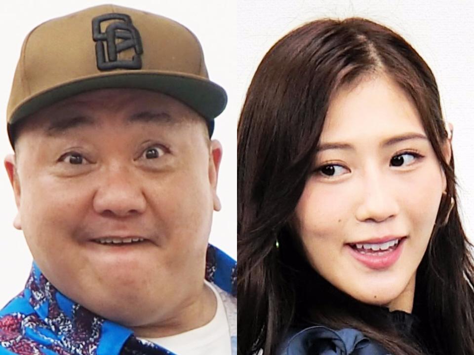 　極楽とんぼ・山本圭壱（左）と西野未姫