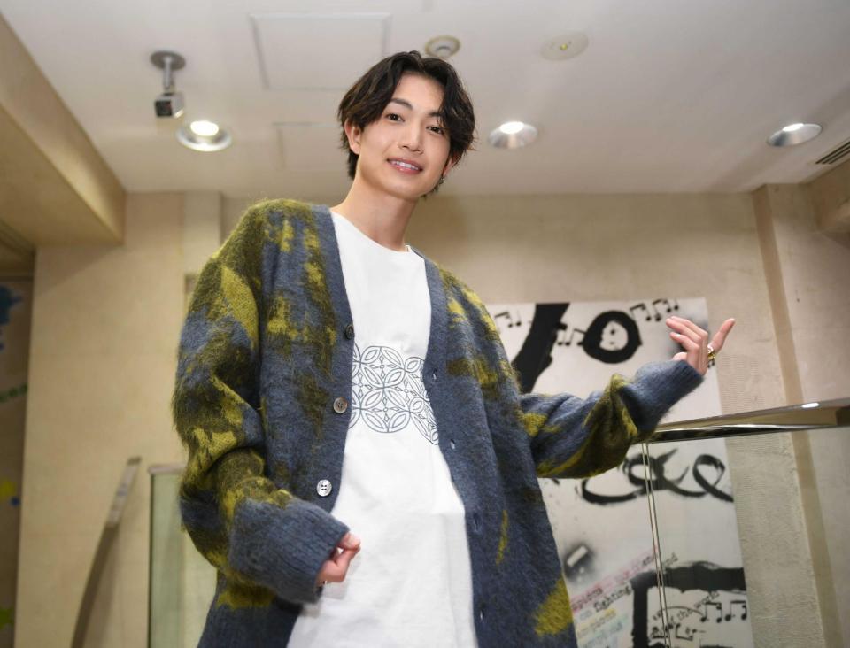 　アーティスト魂を胸に役者の階段を上る綱啓永（撮影・開出牧）