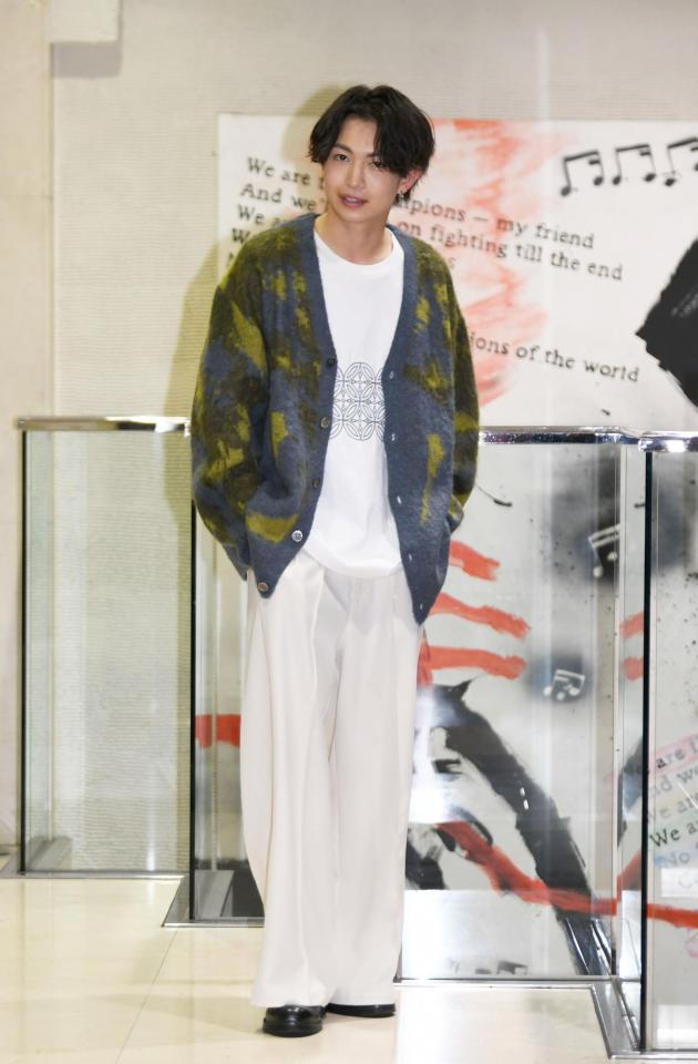 　アーティスト魂を胸に役者の階段を上がる綱啓永（撮影・開出牧）