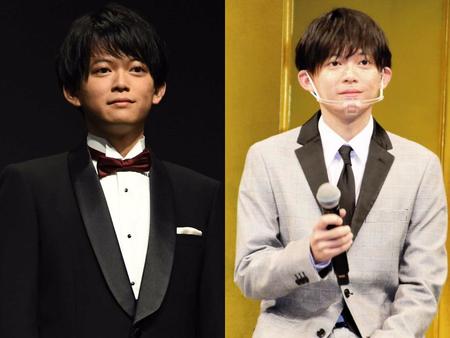 　ダイエット前の松丸亮吾（左・２１年１２月撮影）と、ダイエット成功後の松丸亮吾（２２年１１月２８日撮影）