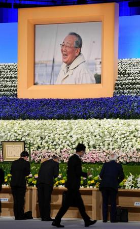 　京都市で開かれた稲盛和夫さんのお別れの会
