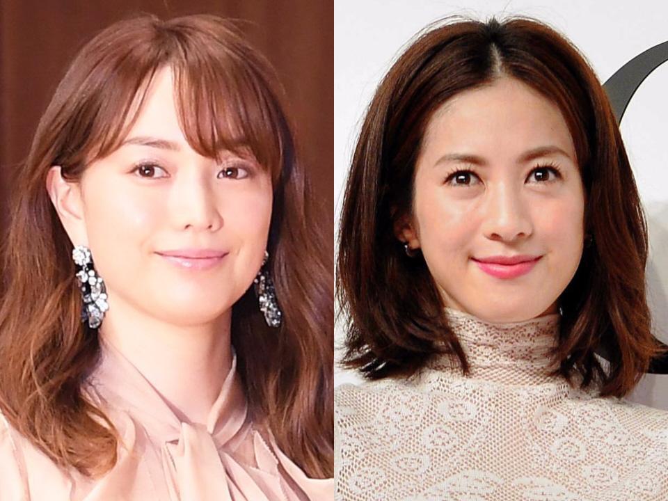 　蛯原友里（左）と高垣麗子