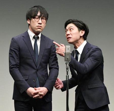 　会場を沸かせるキュウ（撮影・佐々木彰尚）