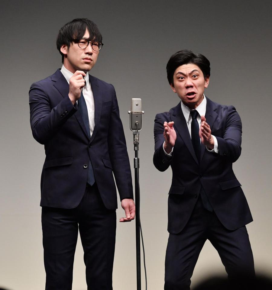 　会場を沸かせるキュウ（撮影・佐々木彰尚）