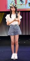 　グランプリに輝いた堀川梨子さん（撮影・佐藤厚）