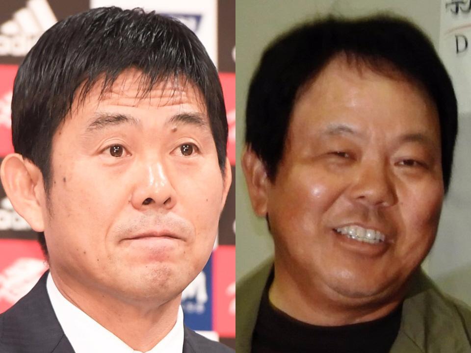 　日本代表・森保一監督（左）とほんこん