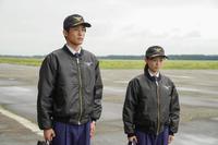 大河内教官と話す舞（福原遥）、柏木（目黒蓮）