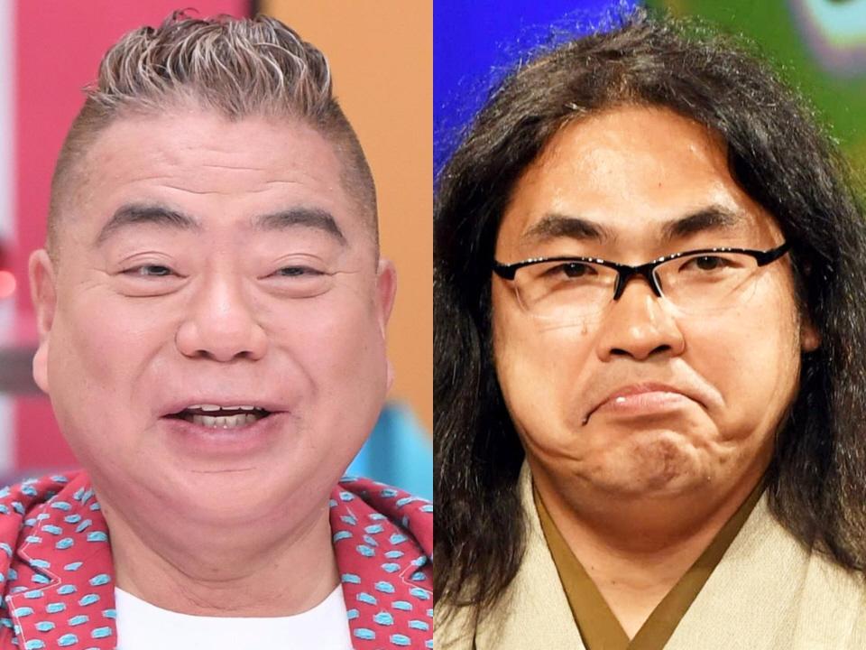 　出川哲朗と（左）ロッチ・中岡創一