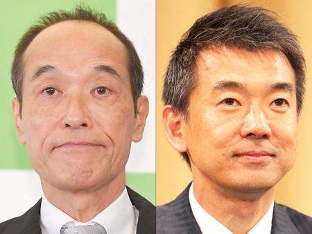 　東国原英夫氏（左）と橋下徹氏＝２０１５年撮影