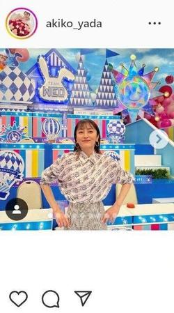 矢田亜希子のインスタグラム＠ａｋｉｋｏ＿ｙａｄａより