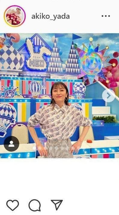 矢田亜希子のインスタグラム＠ａｋｉｋｏ＿ｙａｄａより