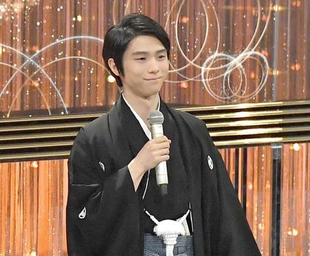 　ゲスト審査員を務めた羽生結弦さん（撮影・伊藤笙子）