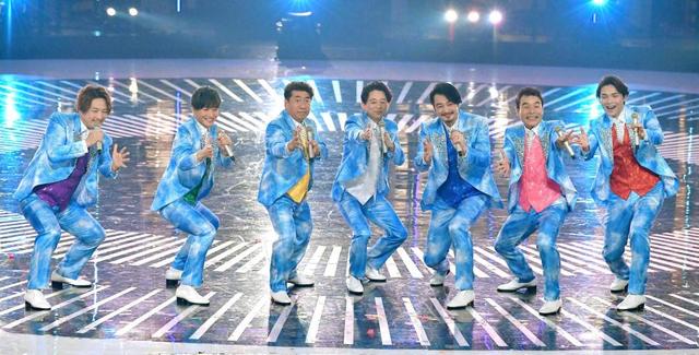 紅白】純烈＆ダチョウ＆有吉弘行 上島竜兵さんにささぐ「白い雲のよう 