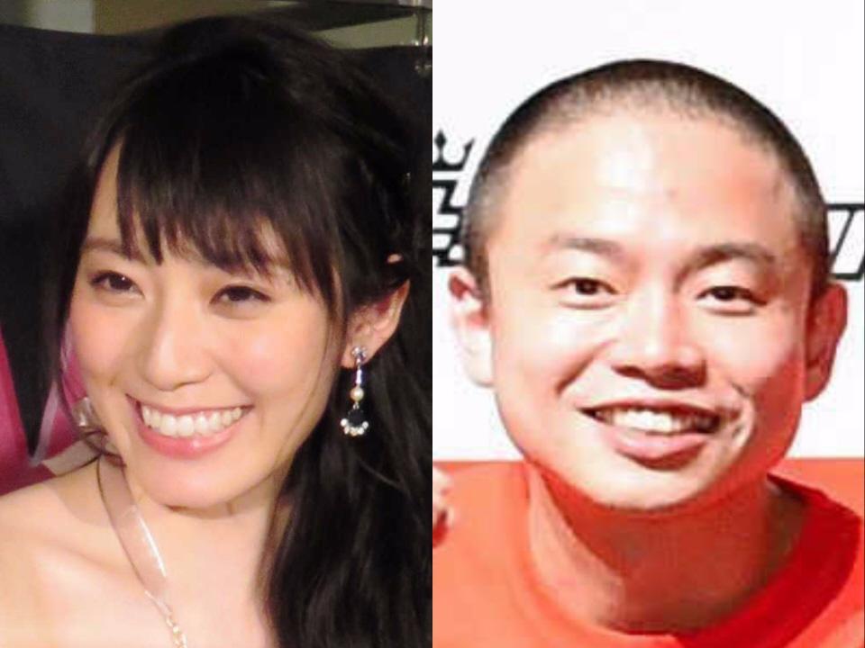 　松井咲子（左）と上田航平