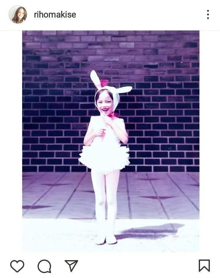 牧瀬里穂のインスタグラム＠ｒｉｈｏｍａｋｉｓｅより