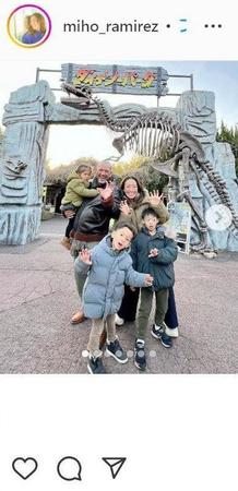 　ラミレス美保さんのインスタグラム＠ｍｉｈｏ＿ｒａｍｉｒｅｚより