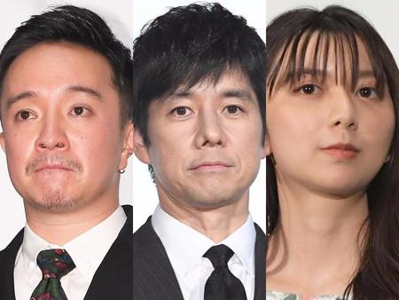 　（左から）濱田岳、西島秀俊、上白石萌歌