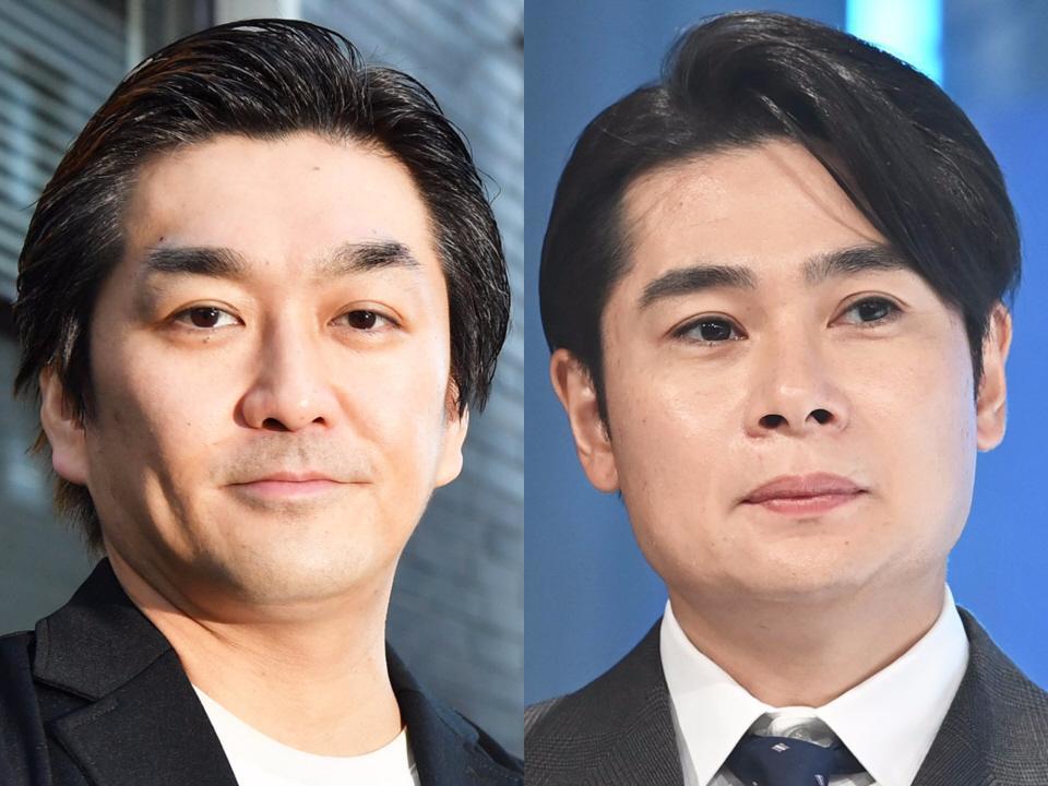 　平成ノブシコブシ・徳井健太（左）と吉村崇