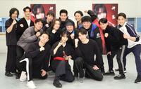 　（前列左から）高橋龍輝、菅井友香、松大航也、（中列同）北野秀気、関隼汰、吉田智則、須藤公一、大津朝陽、伊藤陽光、（後列同）古田龍、大津夕陽、江浦優大、晃平、河本祐貴（撮影・吉澤敬太）