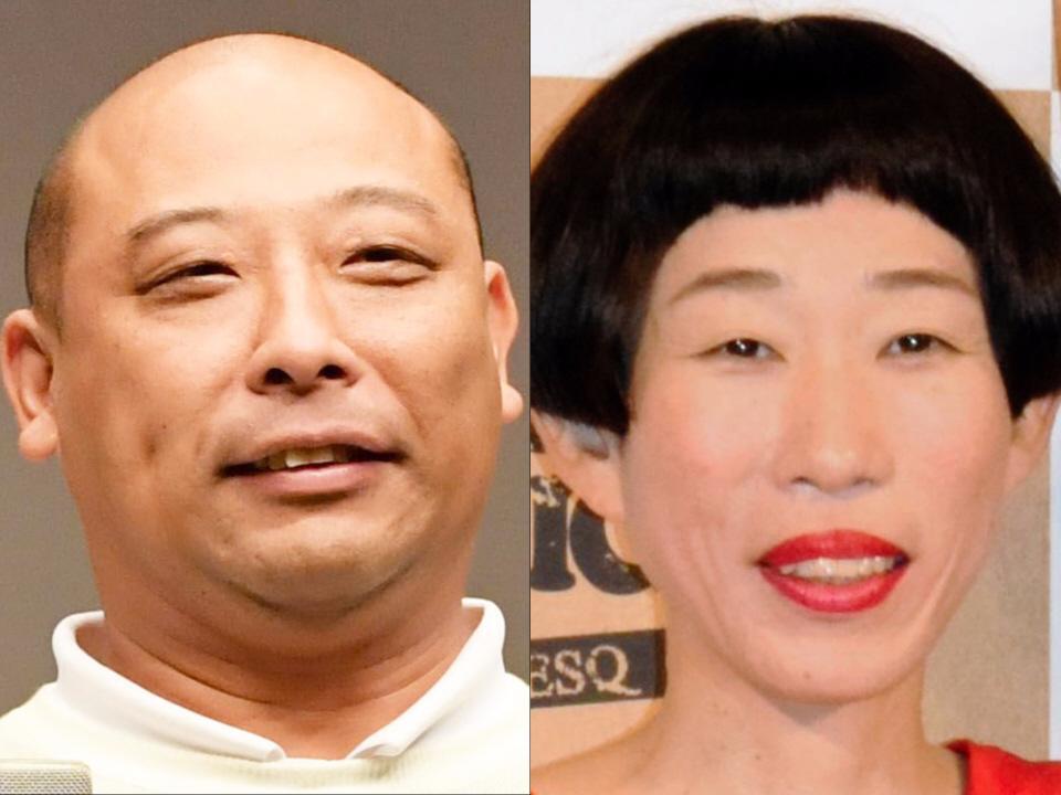 トム・ブラウンのみちお（左）と牧野ステテコ