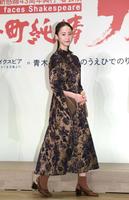 　登壇する松井玲奈（撮影・堀内翔）