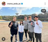 　安藤萌々アナのインスタグラム（ｍｏｍｏ＿ａｎｄｏ＿ｅｘ）から