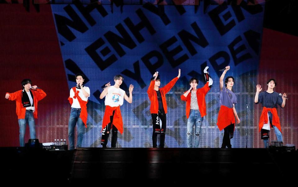 　初のドーム公演を行ったＥＮＨＹＰＥＮⓟ＆©ＢＥＬＩＦＴ　ＬＡＢ