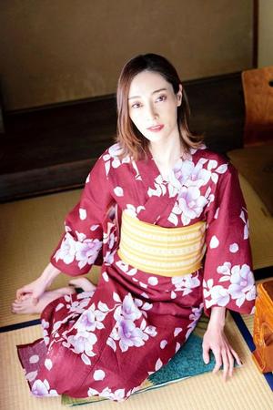 　浴衣姿も披露した池田夏希